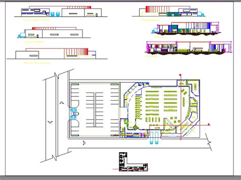 Supermercado En AutoCAD Descargar CAD Gratis 1009 93 KB Bibliocad
