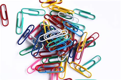Colored Paper Clips Stock Photo Download Image Now Istock