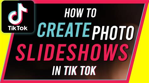 How To Create Slideshows In TikTok Photo Template Tutorial YouTube