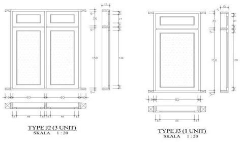 Wooden Windows Detail Autocad Drawing Of Wooden Windows By Autocad