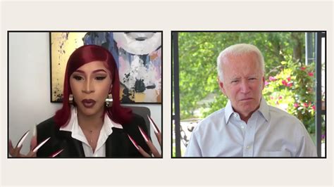 Watch Cardi B Interview Joe Biden About The 2020 Elections