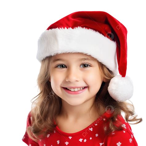 فتاة صغيرة ترتدي قبعة عيد الميلاد على جدار أبيض معزول ابتسامة الاطفال الاطفال الصغار الاطفال