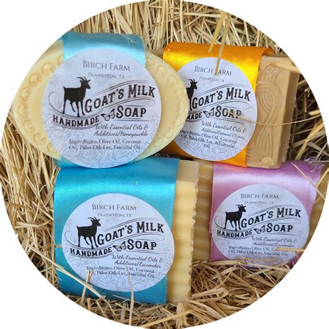 All Natural Goat Milk Soap Honeysuckle The Birch Farm