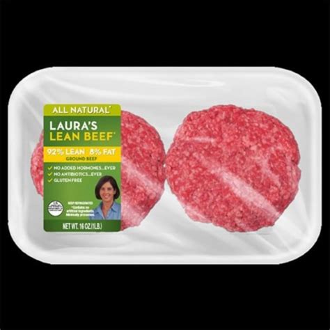 Laura S Lean Ground Beef Homestyle Patties Oz Instacart