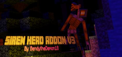 Siren Head Addon V3 Fear The Creatures Update Mcpe Addons For