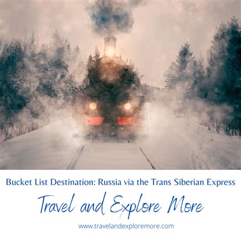 A Winter Ride On The Trans Siberian Express Across Russia