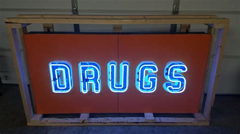 Drugs Neon Sign Sspn 72x34 Z846 Kissimmee 2015