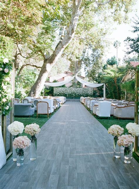 The Perfect Recipe For An Elegant Bel Air Wedding Wedding Aisle