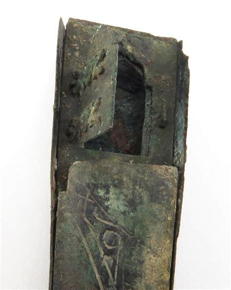 Sold Price Ancient Judaica Bronze Mezuzah May 3 0117 600 Pm Edt
