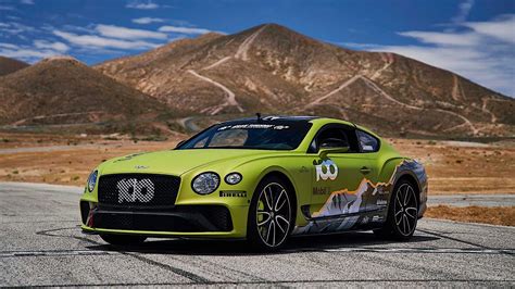 Rhys Millen Drives The Bentley Continental Gt To New Record On Pikes
