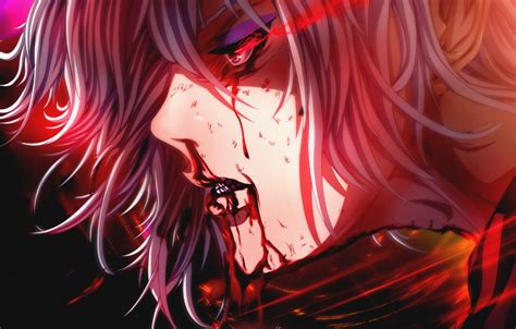 Wallpaper Blood Anime Red Eyes Asian Manga Light Novel Red Eyes Blood