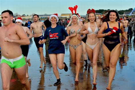The Most Outrageous Outfits As More Than 1000 Take A Dip At Porthcawl
