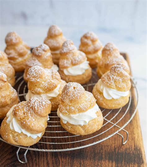 How To Make Cream Puffs Video Step By Step Photos
