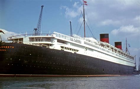 Rms Queen Elizabeth Cunard Ships Cruise Liner Passenger Ship