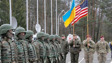 Us Ukraine Kick Off Joint Military Exercises In Defiance Of