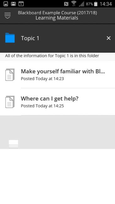 Blackboard Learn The Blackboard Mobile App Blackboard Help For
