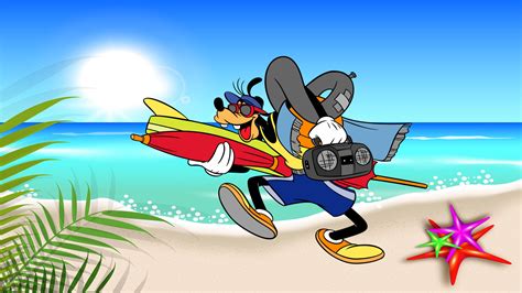 The Adventures Of Goofy Sea Beach Hd Wallpaper High Resolution