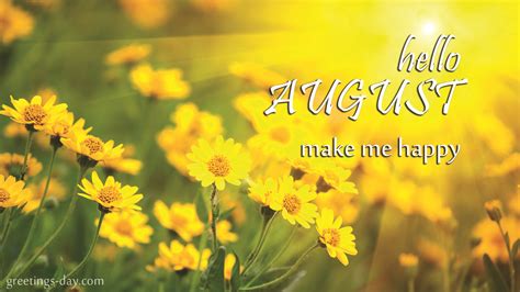 Hello August Free Ecards Wishes And Greetings