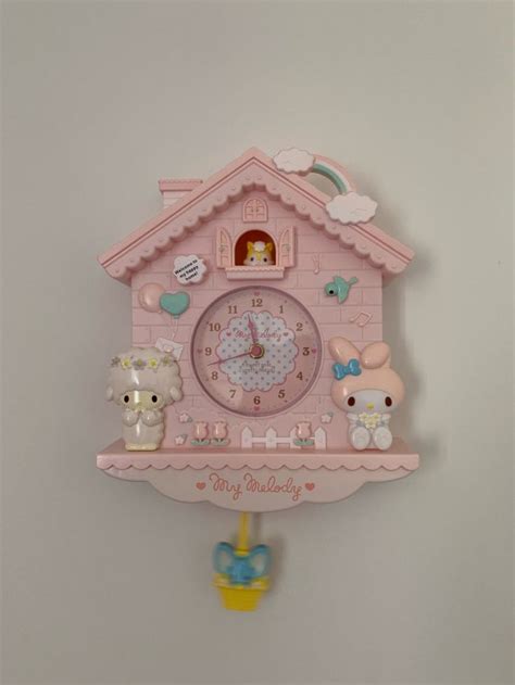 My Melody Wall Quartz Clock Kuru Store In 2021 Clock Quartz Clock