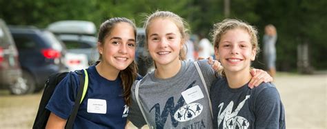 First Time Sleepaway Campers Camp Wicosuta For Girls