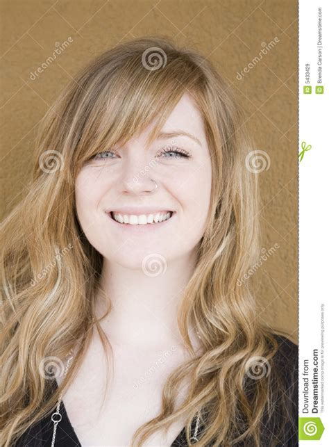 Girl Next Door Stock Image Image Of Long Freckle Girl