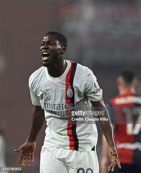 Yunus Musah Of Ac Milan Reacts During The Serie A Tim Match Between