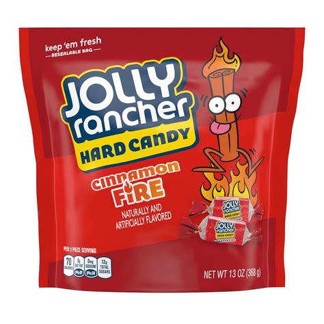 Jolly Rancher Cinnamon Fire Hard Candy 13 Oz Resealable Bag