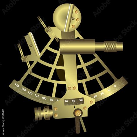 sextant black vector de stock adobe stock