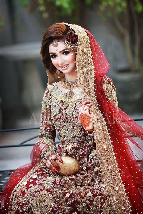 Pakistani Red Bridal Dresses 2023 For Wedding Day