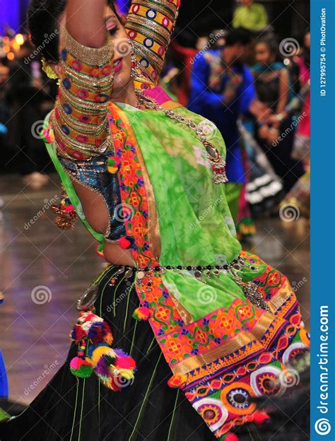 Collection by vishal maheta • last updated 2 weeks ago. A Young Girl Enjoying Hindu Festival Of Navratri Garba ...