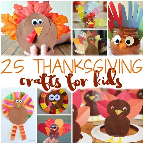 25 Easy Thanksgiving Crafts For Kids To Keep Them Busy Before Dinner