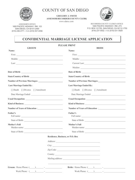 Confidential Marriage License States Fill Out And Sign Online Dochub