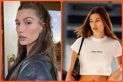 Gives Nothing Netizens Reacts To Hailey Bieber Nepo Baby T Shirt