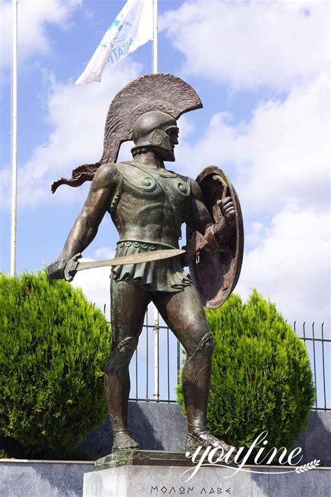 Bronze Life Size Spartan Statue Youfine Bronze Sculpture