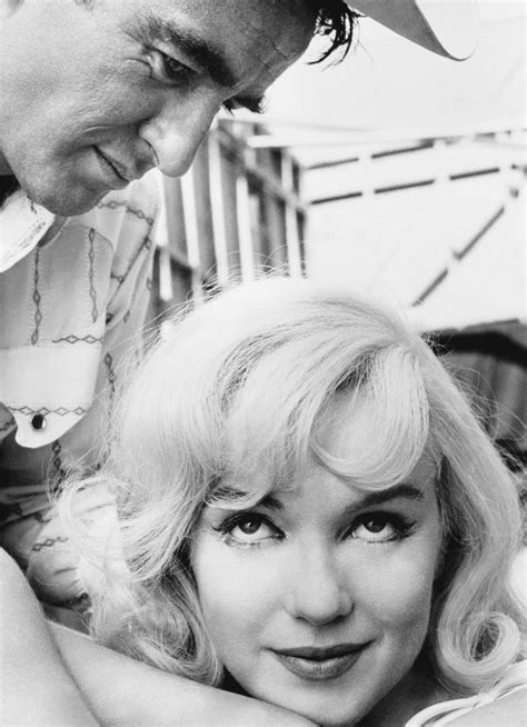 Marilyn Monroe And Montgomery Clift On The Set Of The Misfits 1960