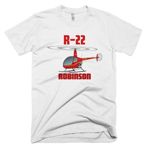 Flyboy Toys Robinson R22 Red Helicopter T Shirt Etsy