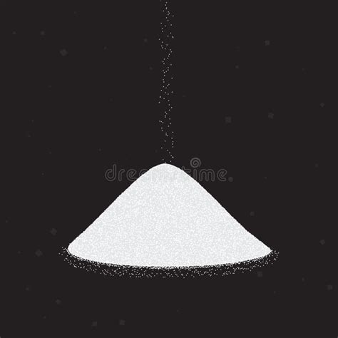 Salt Or Sugar Pile Stock Vector Illustration Of Baking 100952725