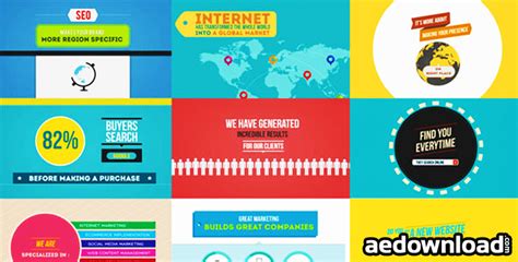 Free templatesfree after effects projects. INTERNET MARKETING & SEO INTRO - AFTER EFFECTS PROJECT ...