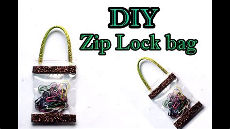 Diy Zip Lock Bag Craft Youtube