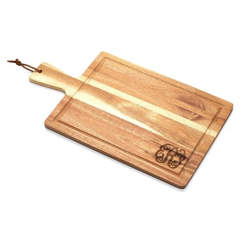 Personalized Monogram Wood Cutting Board