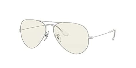 Ray Ban Rb3025 Classic Evolve Polarized Aviator Sunglasses Light Grey Photochromic Grey Blue