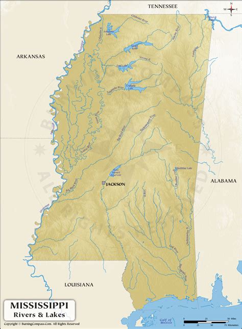 Mississippi River Map Mississippi Rivers And Lakes
