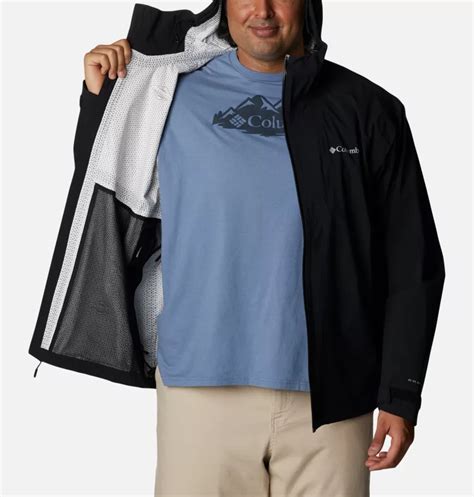 Mens Omni Tech Ampli Dry Shell Jacket Big Columbia Sportswear