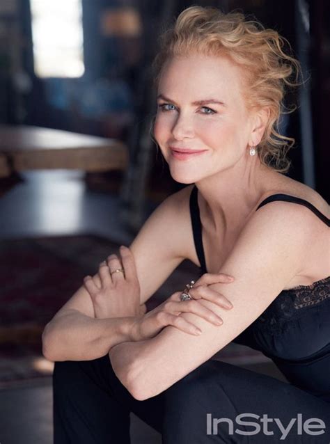 Wyprasowana twarz Nicole Kidman na okładce Instyle FOTO PUDELEK