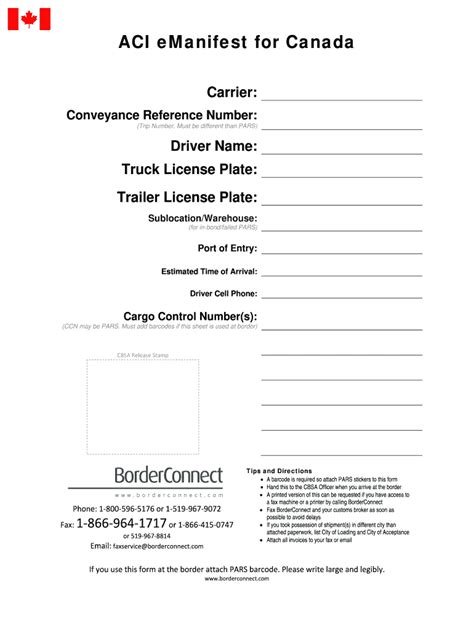 Aci Emanifest Form Fill Out Sign Online Dochub