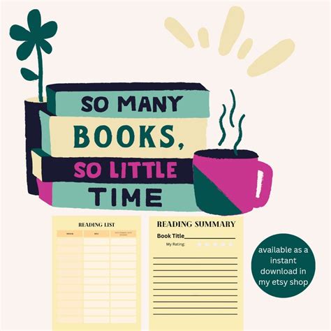 Reading Journal Printable Reading Journal Printable To Be Read List