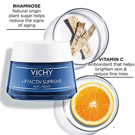 Vichy Liftactiv Supreme Night Cream Anti Aging Face Cream With Vitamin