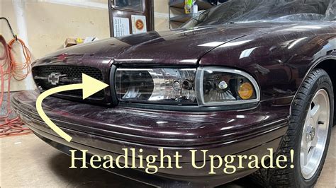 1995 Impala Ss Headlight Upgrade Youtube