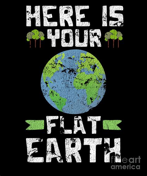anti flat earth funny digital art by beth scannell