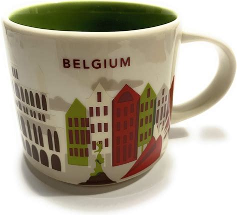 Starbucks Belgium You Are Here Yah Series Mug 14oz